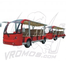 Електрически автовлак VRS6158T с едно ремарке,